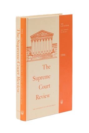 Item #78552 The Supreme Court Review: 1994. Dennis J. Hutchinson, David A. Strauss