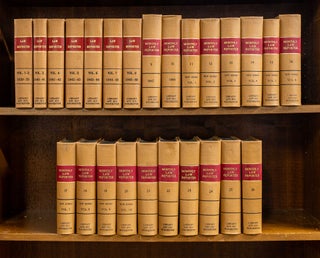Item #78595 The Law Reporter. Vols. 1-26 (1838-1867). First and second series. P. W. Chandler,...
