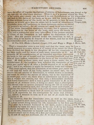 An Essay on the Learning of Contingent Remainders & Executory Devises.