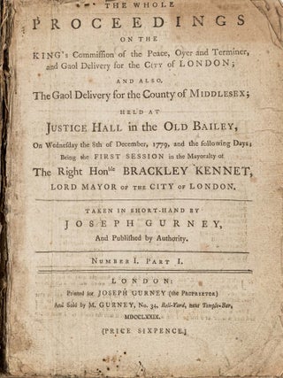 Item #78647 The Whole Proceedings on the King's Commission of the Peace, Oyer. Trials, Great Britain