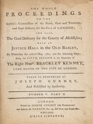 The Whole Proceedings on the King's Commission of the Peace, Oyer...