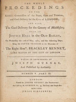 The Whole Proceedings on the King's Commission of the Peace, Oyer...