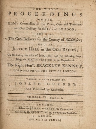 The Whole Proceedings on the King's Commission of the Peace, Oyer...