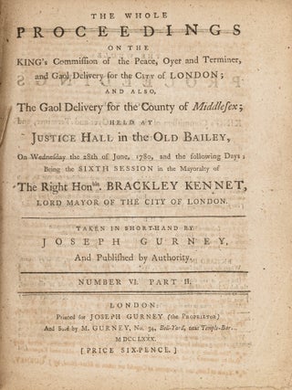 The Whole Proceedings on the King's Commission of the Peace, Oyer...