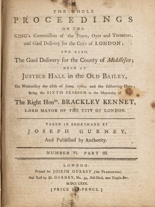 The Whole Proceedings on the King's Commission of the Peace, Oyer...