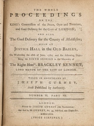 The Whole Proceedings on the King's Commission of the Peace, Oyer...