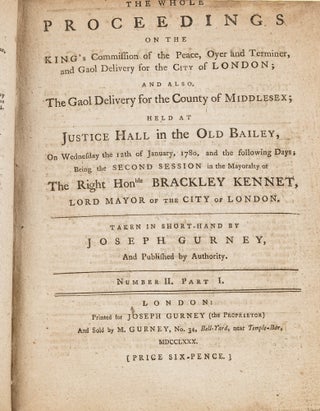 The Whole Proceedings on the King's Commission of the Peace, Oyer...