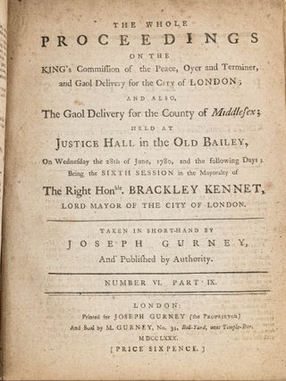 The Whole Proceedings on the King's Commission of the Peace, Oyer...