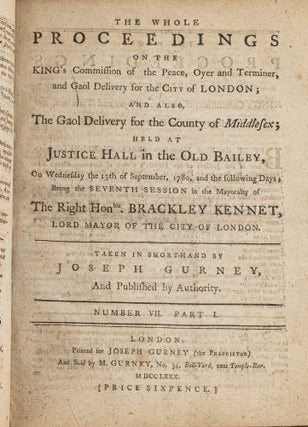 The Whole Proceedings on the King's Commission of the Peace, Oyer...