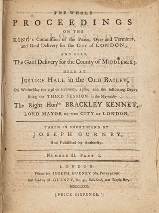 The Whole Proceedings on the King's Commission of the Peace, Oyer...