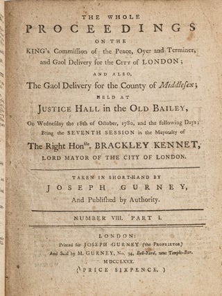 The Whole Proceedings on the King's Commission of the Peace, Oyer...