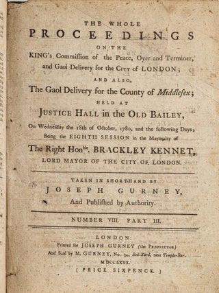 The Whole Proceedings on the King's Commission of the Peace, Oyer...