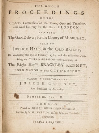 The Whole Proceedings on the King's Commission of the Peace, Oyer...