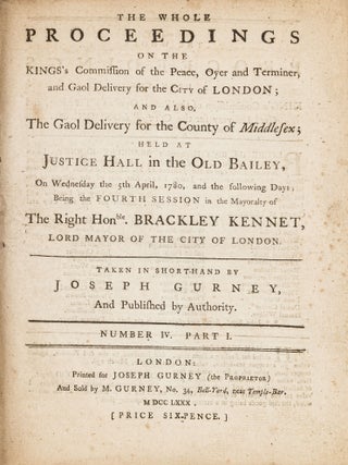 The Whole Proceedings on the King's Commission of the Peace, Oyer...