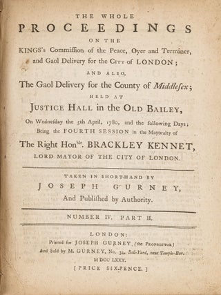 The Whole Proceedings on the King's Commission of the Peace, Oyer...