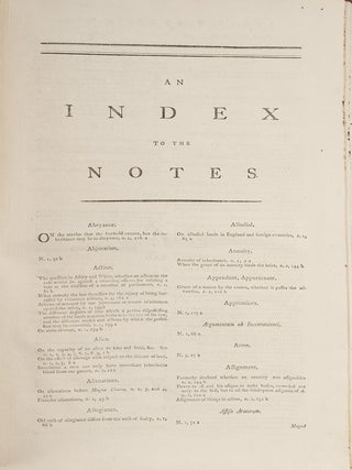 The First Part of the Institutes of the Laws of England.