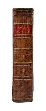 The First Part of the Institutes of the Laws of England.