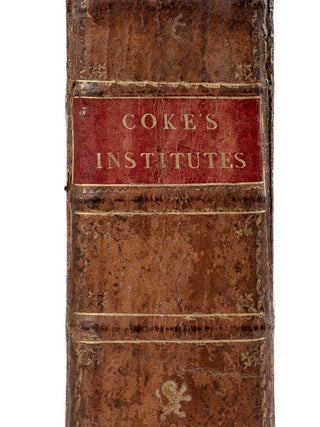 The First Part of the Institutes of the Laws of England.