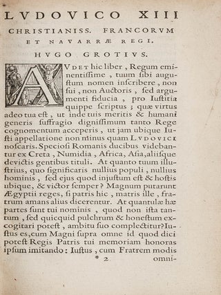 De Iure Belli ac Pacis Libri Tres... Amsterdam: Blaeu, 1632.