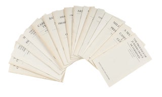 Item #78761 A Collection of 16 Notes From the Editors, in 17 pamphlets. Legal Classics Library