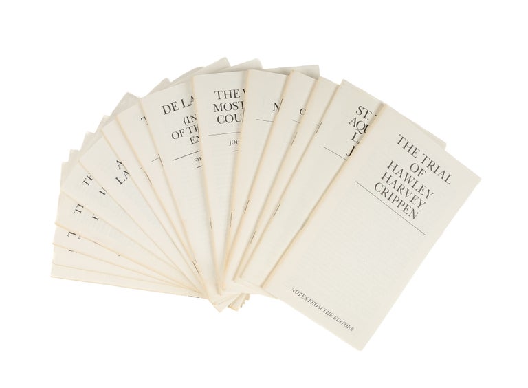 A Collection of 14 Notes From the Editors, in 15 pamphlets | Legal ...
