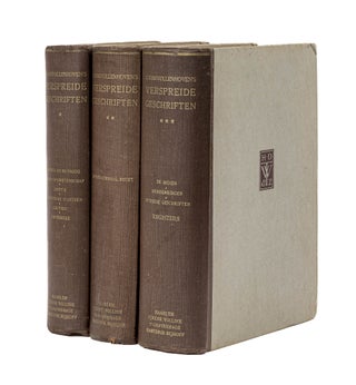 Item #78826 Mr. C. van Vollenhoven's Verspreide Geschriften. 3 vols. C. Van Vollenhoven, Frederik...