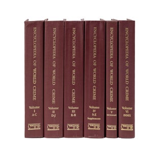 Item #78889 Encyclopedia of World Crime. Criminal Justice, Criminology...Six Vols. Jay Robert Nash