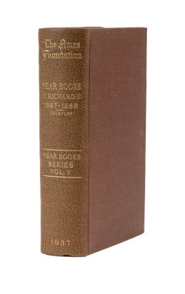 Item #78946 Year Books of Richard II: 11 Richard II. Isobel D. Thornley, Theodore F. T. Plucknett