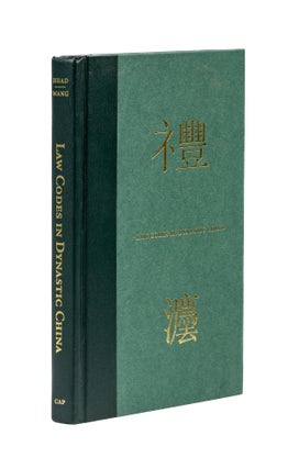 Item #78979 Law Codes in Dynastic China: A Synopsis of Chinese Legal History. John Warren Head,...