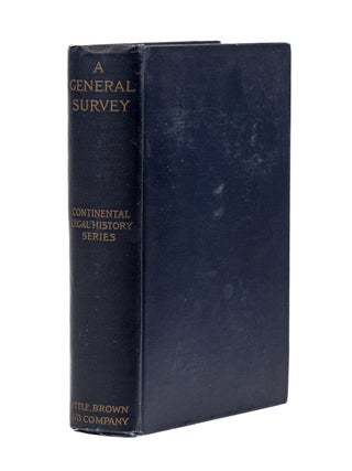 Item #79031 A General Survey of Events, Sources, Persons and Movements in. European Authors,...
