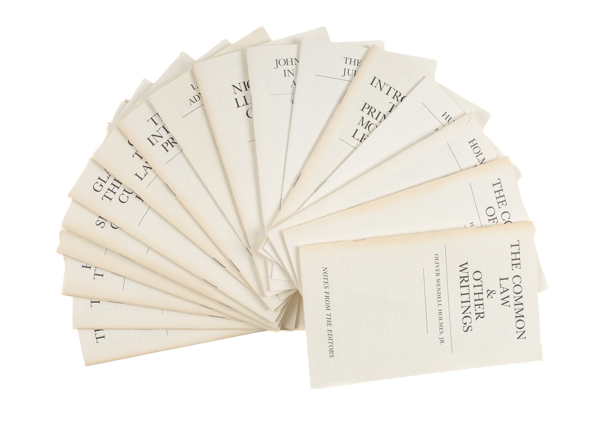 A Collection of 17 Notes From the Editors, in 18 pamphlets | Legal ...
