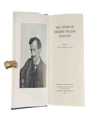 The Letters of Frederic William Maitland. Lightly worn dust jacket.