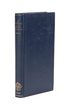 Item #79112 An Introduction to the History of the Land Law. A. W. B. Simpson