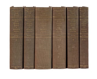 Item #79177 Transactions of the Supreme Court of the Territory of Michigan. 6 vols. William Wirt...