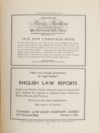 Harvard Law Review. 41 Misc. Paper Issues Vols 35 to 62 (1921-1949)
