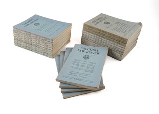 Item #79211 Columbia Law Review. 24 Misc. Paper Issues Vols 63 to 72 (1963-1972). Columbia Law...