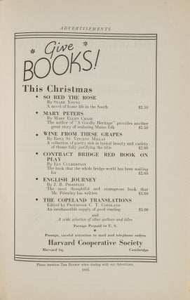 Harvard Law Review Vol 36 no 1; vol 47 no 1-2, 4, 6, 8; vol 48 no. 1-2