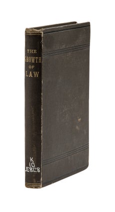 Item #79222 An Essay on the Growth of Law. Morris M. Cohn