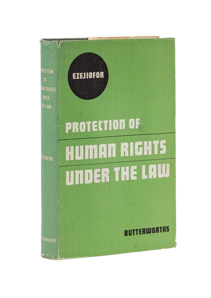 Item #79251 Protection of Human Rights under the Law. Gaius Ezejiofor.