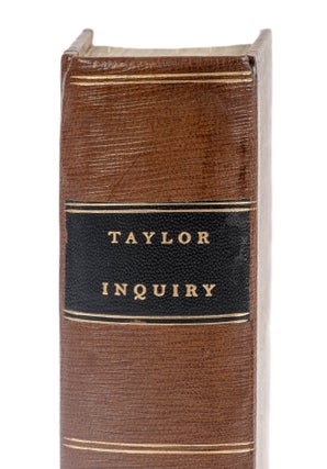 An Inquiry Into the Principles and Policy of the Government of the...
