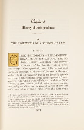 Jurisprudence. 5 Volumes. 1959. First edition.