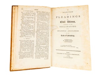 Item #79355 A Selection of Pleadings in Civil Actions Subsequent to the. Joseph Story