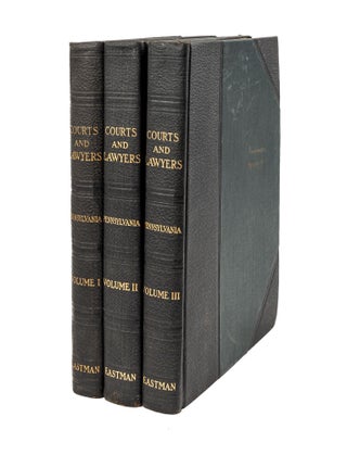 Courts and Lawyers of Pennsylvania A History, 1623-1923, 3 vols.