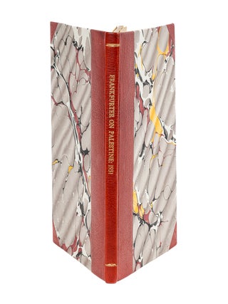 The Palestine Situation Restated, Reprinted From Foreign Affairs, 1931