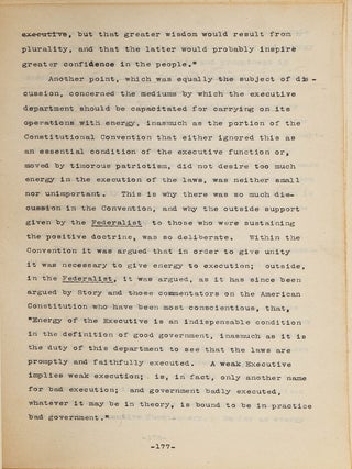Corrected Typescript of Constitutional Science: Being the English...