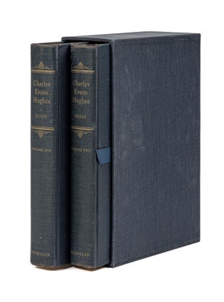 Item #79529 Charles Evans Hughes, 2 Vols. In publisher's Slipcase. Merlo J. Pusey