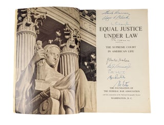 Item #79580 Equal Justice Under Law, The Supreme Court in American Life. Mary Ann Harrell, the...
