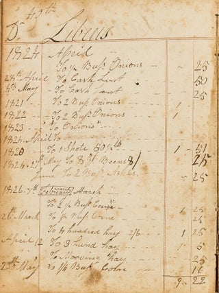 Account Book, Stephentown, NY, 1813-1857.