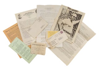 Item #79752 Fundraising Materials for Thomas Mooney and Warren Billings, 1935-38. Thomas Mooney
