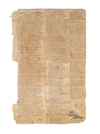 Murder of Joseph White. The Following Lines Were Written on the Death